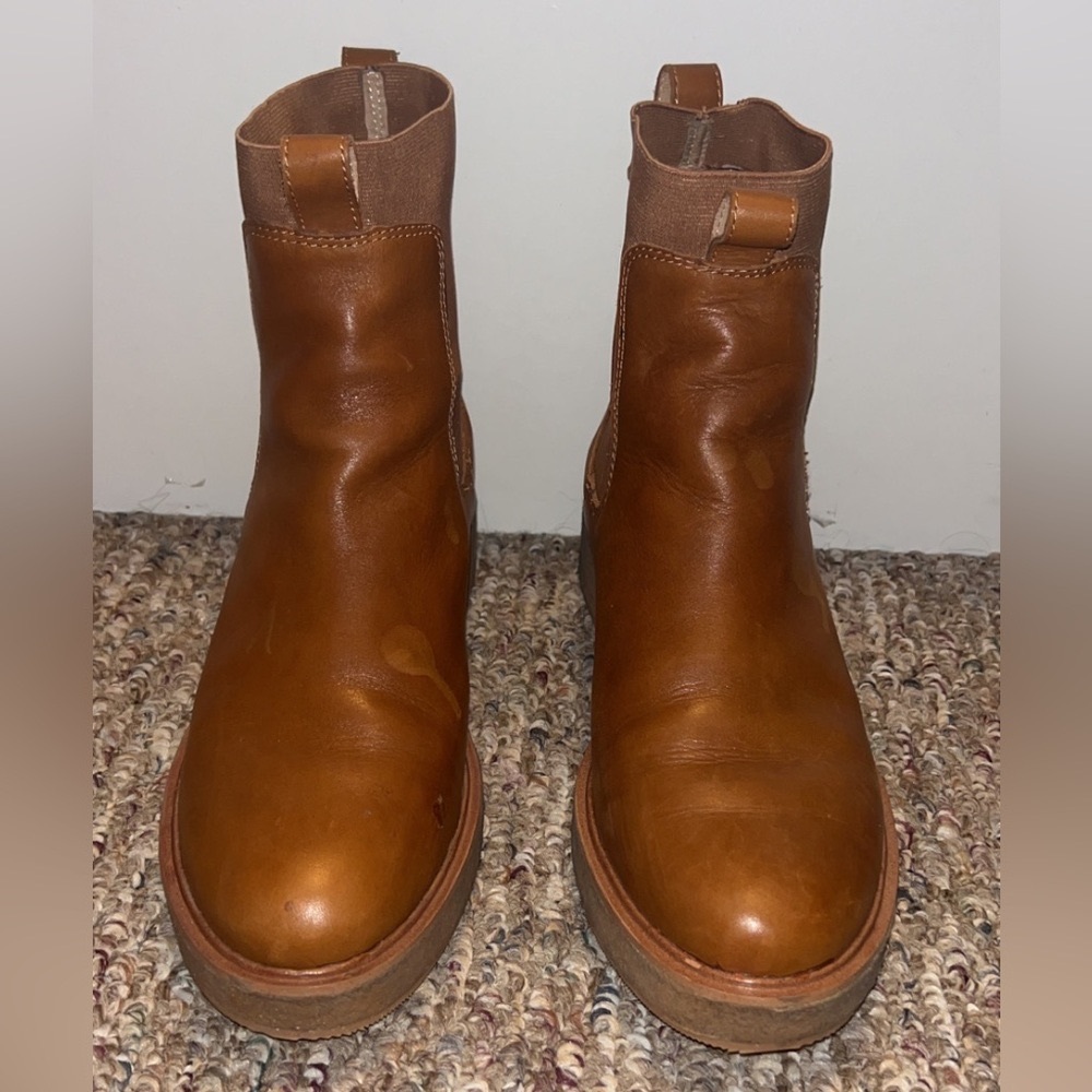 Madewell Brown Chelsea Boots